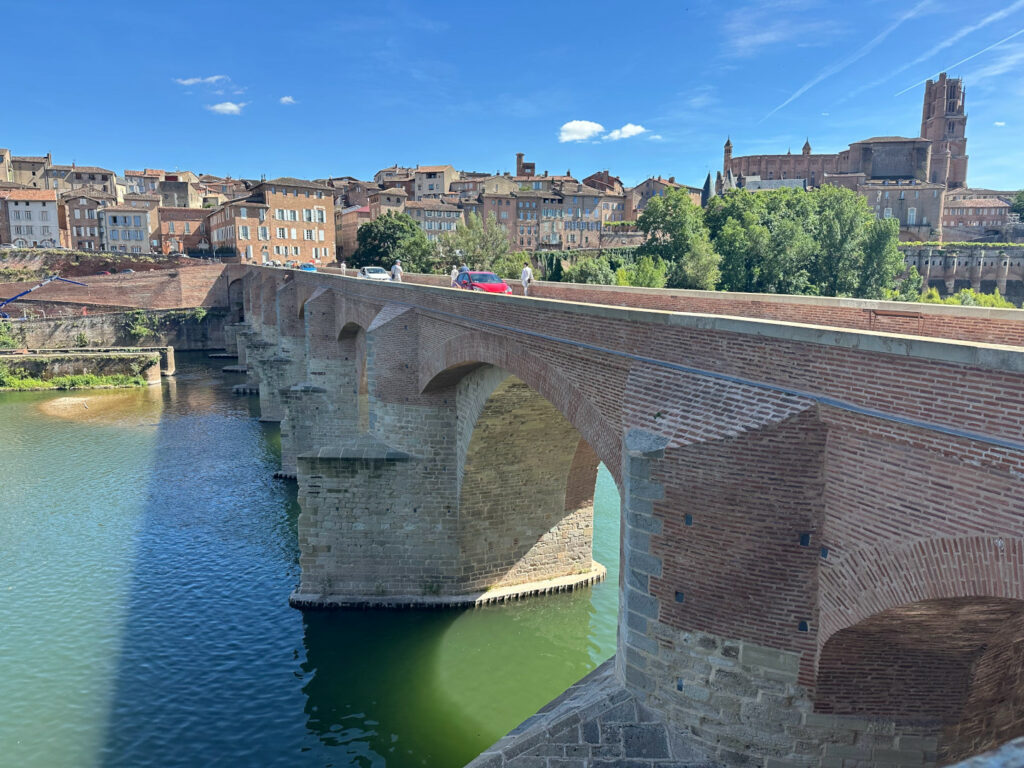 Le Pont Vieux d'Albi Tarn (81) vue de l'hébergement Pont Vieux Albi