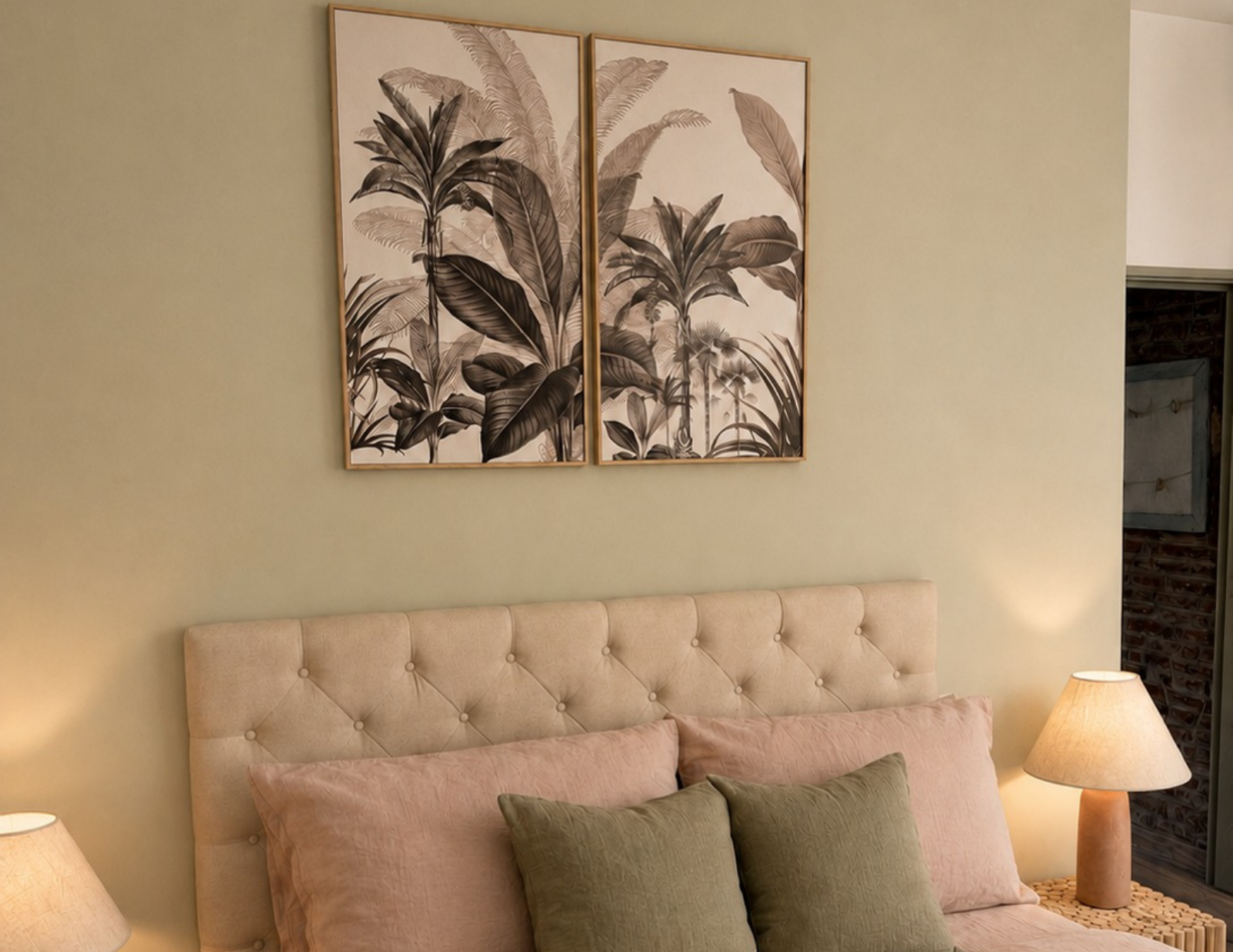 Chambre avec lit 160 cm dans l’appartement